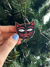 Load image into Gallery viewer, Clay Cat Ornament #55
