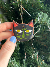 Load image into Gallery viewer, Clay Cat Ornament #56
