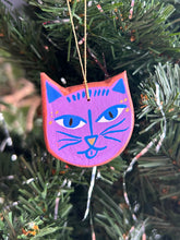 Load image into Gallery viewer, Clay Cat Ornament #57

