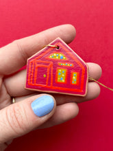 Load image into Gallery viewer, Clay House Ornament #80
