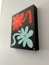 Load image into Gallery viewer, Acrylic Painting on Wood: Spring Dancers (free US shipping)
