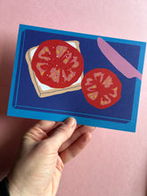 Load image into Gallery viewer, August 2024 art print: Tomato Sandwich (ships free)
