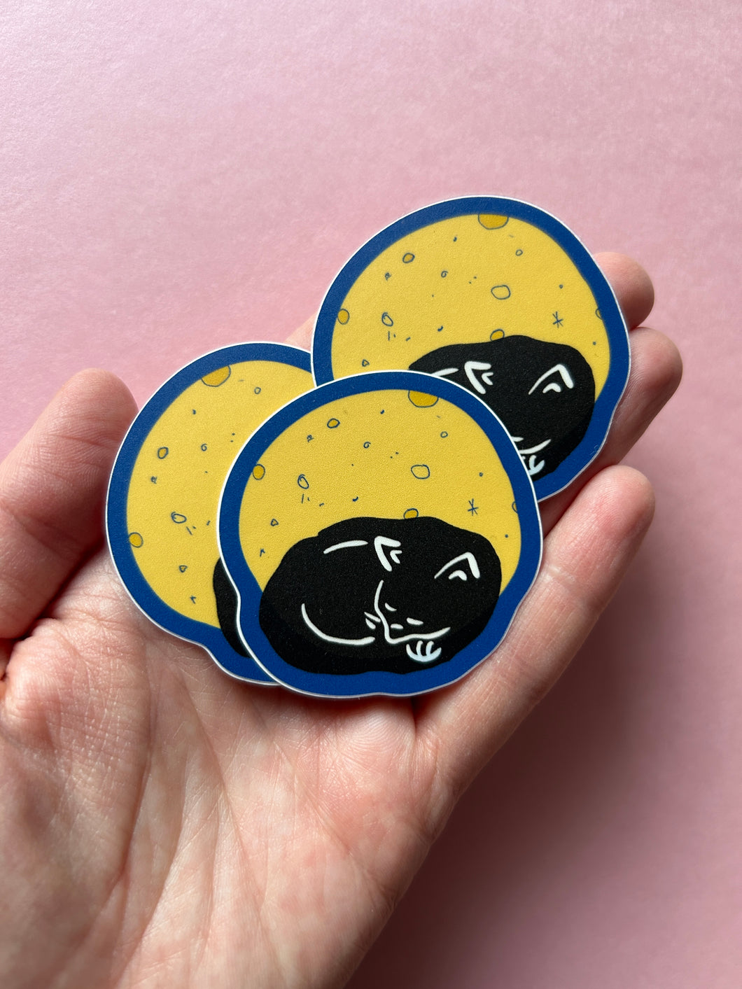 November 2024 sticker: Mooncat (ships free)