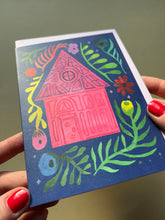 Load image into Gallery viewer, Pink House Greeting Card
