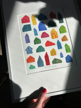 Load image into Gallery viewer, Giclée Fine Art Print:  Rainbow Houses
