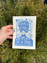 Load image into Gallery viewer, February 2026 Blockprint: Inhale Exhale (ships free)
