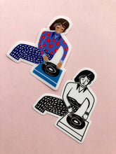 Load image into Gallery viewer, DJ Gal Sticker Pack • Set of 2 • Free Shipping
