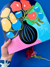 Load image into Gallery viewer, Acrylic Painting on Wood: Bouquet of Love (free shipping)
