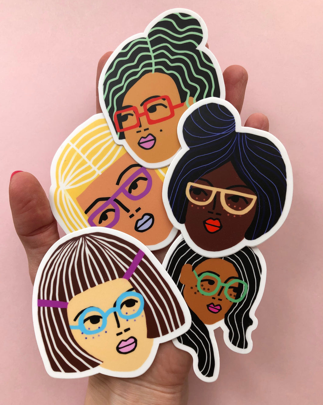 Glasses Sticker Pack • Set of 5 • Free shipping