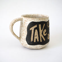 Load image into Gallery viewer, PREORDER! Take a Breath Handbuilt Mug ~ Collaboration with Lelu
