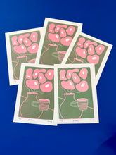 Load image into Gallery viewer, Handprinted Reduction Print - “Blooms” Limited Edition
