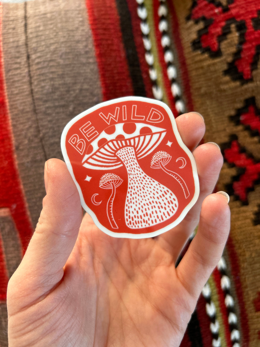 November 2022 sticker: Glowing Mushroom (ships free)
