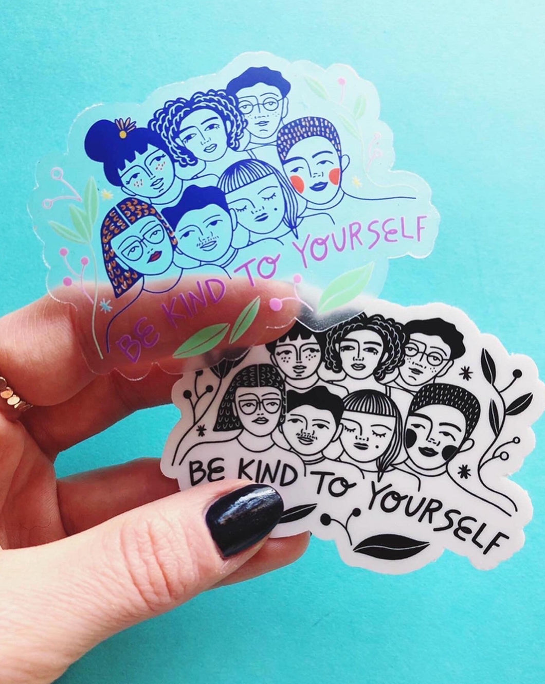 Be Kind To Yourself Sticker Pack • Set of 2 • Free shipping