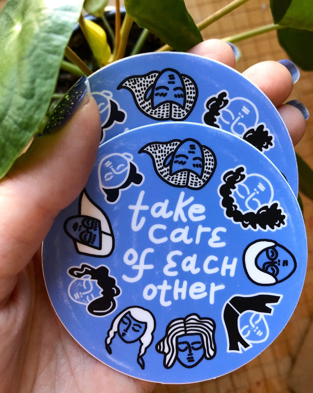 Take Care Sticker Pack • Set of 2 • Free shipping