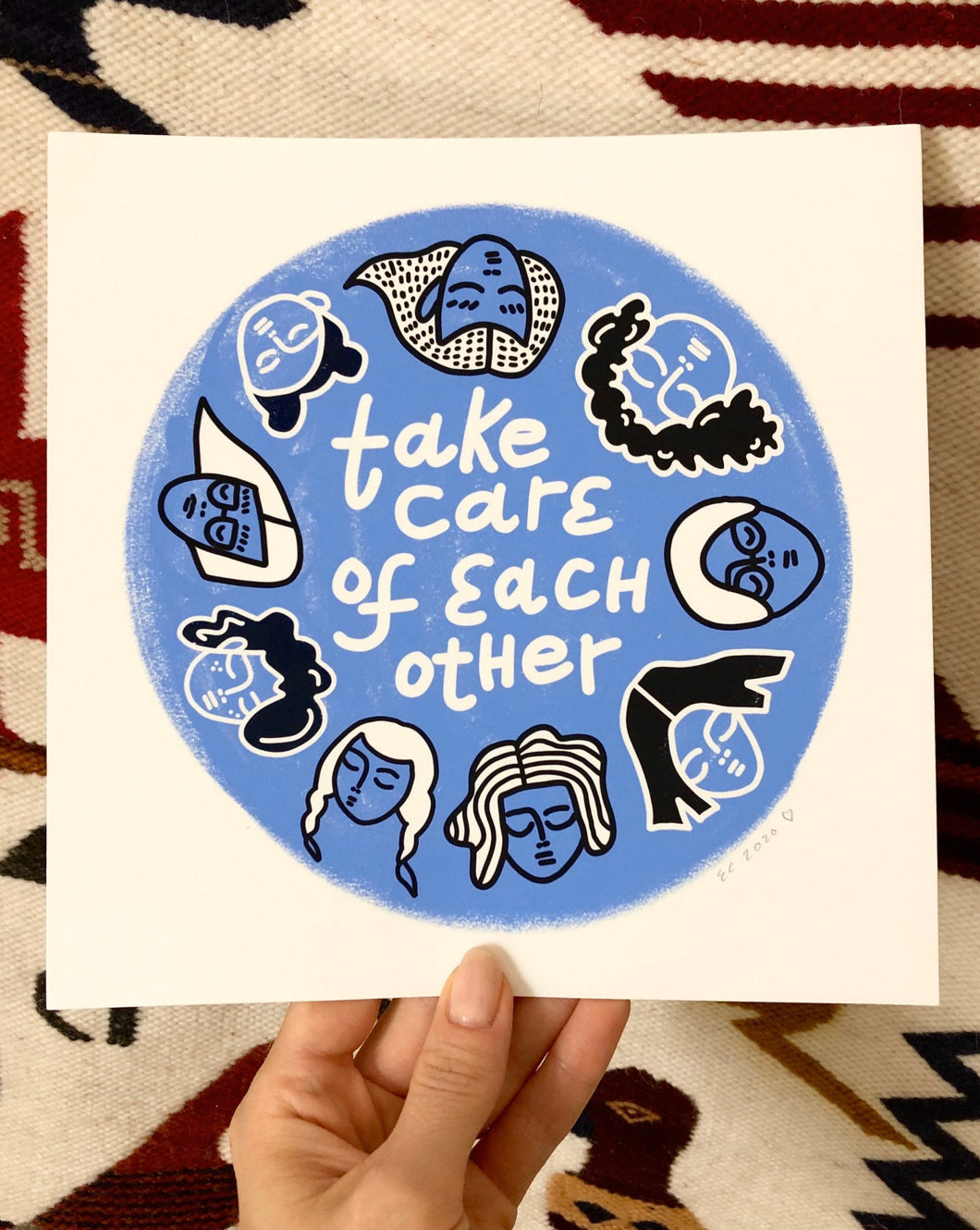 Giclée Art Print • Take Care of Each Other