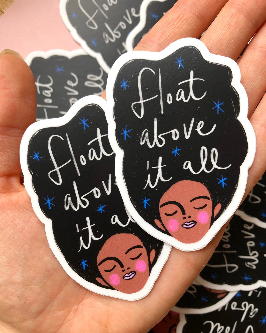 Float Above It All Sticker Pack • Set of 2 • Free shipping